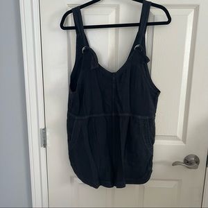 black small american eagle overall shorts